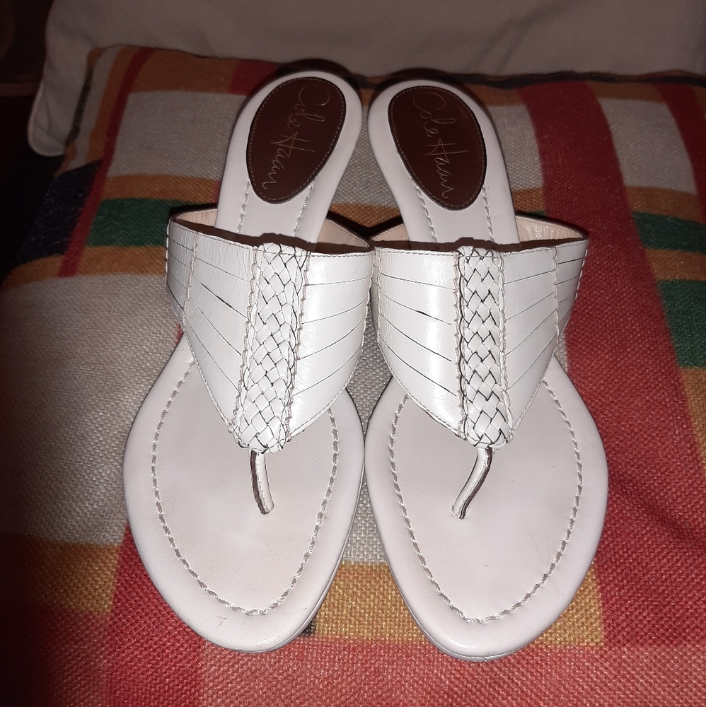 Cole Haan heeled thongs